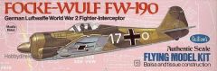 Focke-Wulf Balsabausatz Krick gu502