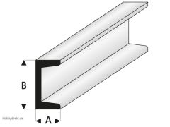 ASA U-Profil 0,75x1,5x330 mm (5) Krick rb412-51-3