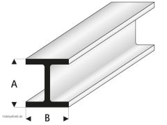 ASA H-Profil 1,5x1,5x330 mm (5) Krick rb415-51-3