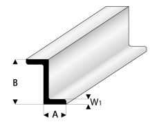 ASA Z-Profil 8x12x1000 mm Krick rb418-60