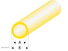 ASA Rohr transparent gelb 2x3x330 mm (5) Krick rb424-53-3