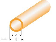 ASA Rohr transparent orange 2x3x330 mm (5) Krick rb425-53-3