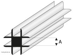 ASA Kreuz Verbindungs Profil 1x330 mm (5) Krick rb448-51-3