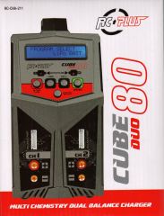 Rc Plus - Cube 80 Duo Charger - AC-DC - 2x 80 Watt RC-CHA-211