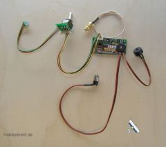 2.4GHz Jeti Duplex Sender Modul für Graupner MC mit Umschalter und ext. Piezzo